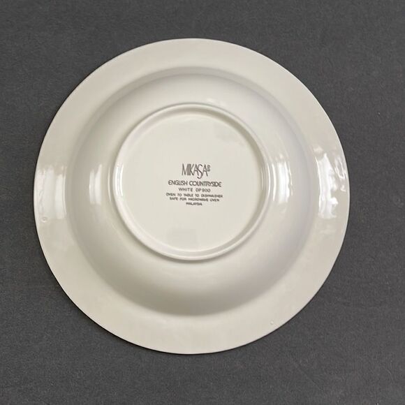 Mikasa English Countryside White 10” Round Vegetable Serving Bowl DISCONTINUED - Picture 11 of 16